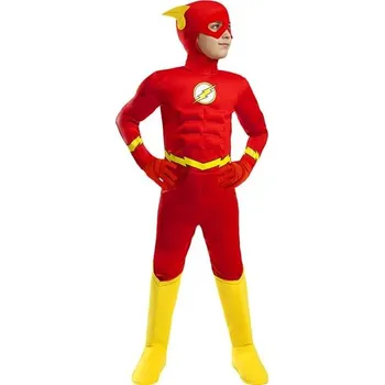 Karnevalový kostým Funiglobal - Deluxe kostým Flash pro děti - 10-12 years