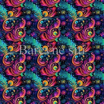 Sportovní úplet Silver light Paisley v kouzelných barvách (E) (Sportovní úplet Silver)