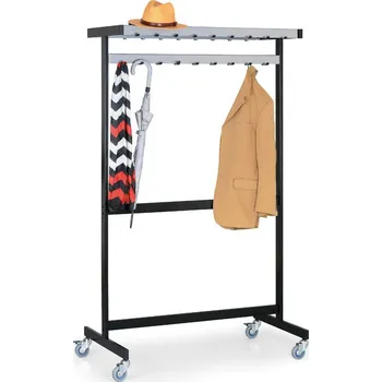 B2B Partner Kovový řadový věšák - oboustranný