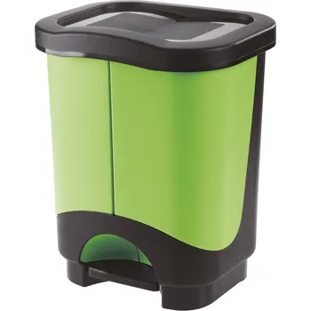 Odpadkový koš Tontarelli Koš pedálový IDEA 10,5+10,5L oranžová 8105895354 8105895354