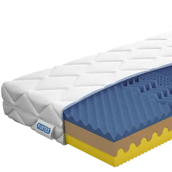 Matrace Purtex SARAH HYBRID, Snow, 100g, 195 x 90 cm