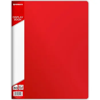 Archivační box Katalogová kniha A4 30l, červená