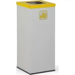 Alfa 3 Koš na tříděný odpad 50 L, bez vnitřní nádoby, šedý/žlutý 102619909
