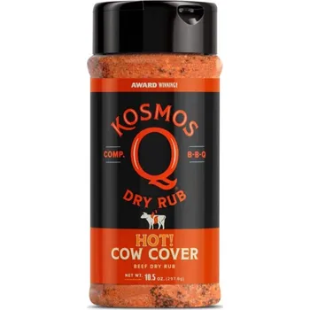 Koření BBQ koření HOT! Cow cover 298g Kosmo´s Q