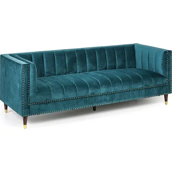 Sedací souprava B2B Partner Látková pohovka RILEY, třímístná, zelená