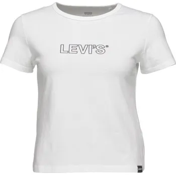 Dámské tričko Dámské tričko Levi's&reg; GRAPHIC RICKIE TEE XS Bílá, Černá