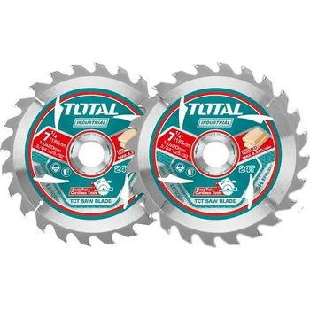 Pilový kotouč Kotouč pilový ultra tenký, tct, 185mm, set 2ks, industrial TOTAL TAC2331853