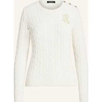 Dámský svetr Lauren Ralph Lauren Dámský Svetr S Třpytivou Přízí, režná, 42