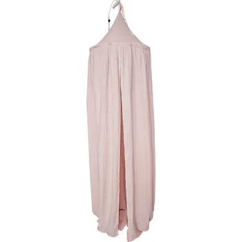 Nebesa nad postýlku AGS EKO Baldachýn nad postýlku mušelinový Rose Pink 240x300 cm