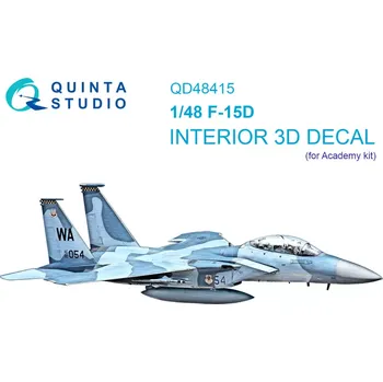 Plastikový model Quinta studio 1/48 F-15D 3D-Print.&col.Interior (ACAD)