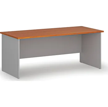 Psací stůl B2B Partner Kancelářský psací stůl PRIMO GRAY, 180x80 cm, šedá/třešeň