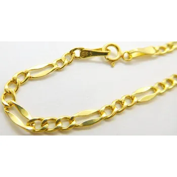 Řetízek Klenoty Budín Pánský zlatý pevný řetízek KÁVOVÉ ZRNO 50cm 585/2,10gr HK6108 (Klenoty Budín Pánský zlatý pevný řetízek KÁVOVÉ ZRNO 50cm 585/2,10gr HK6108)