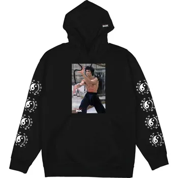 Pánská mikina dgk Pánská mikina (bruce lee) like echo hoodie black