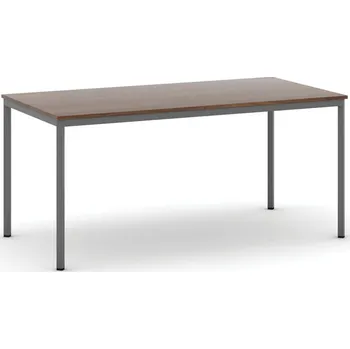 Jídelní stůl B2B Partner Jídelní stůl, 160x80 cm, tmavě šedá podnož, ořech