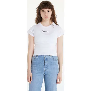 Tričko Karl Kani Small Signature Short Tee White XS