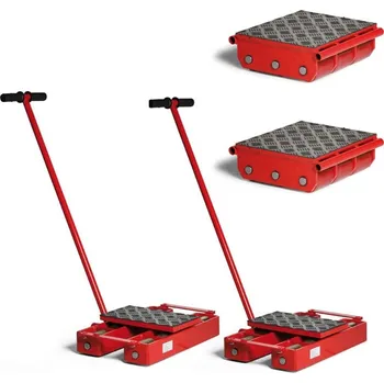 Plošinový vozík Corping Transportní stěhovací plošiny - sada 4 ks, nosnost 21200 kg