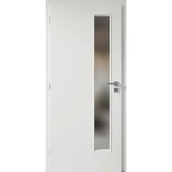 Interiérové dveře Bílé interiérové dveře ZENIT 22 60L CPL prosklené