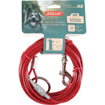 Pomůcka pro výcvik zvířete Lanko univerzální Uvazovací k boudě pro psa 3m Zolux