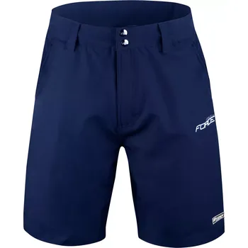 Cyklistické oblečení kraťasy FORCE BLADE MTB bez vložky, tmavě modré L