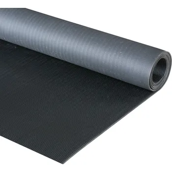 Rohožka Protiskluzová průmyslová podlahovina s úzkou drážkou, role 10 m