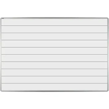 ekoTAB Bílá keramická popisovací tabule s potiskem ekoTAB, 1200 x 1000 mm, linky