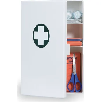 Lékárnička Corping Plastová nástěnná lékárnička na pracoviště, náplň 13169