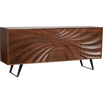 Organizace kuchyně Designový příborník Hurricane 175cm akácie hnědý