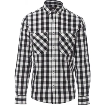 Pánská mikina Payper Pánská košile LABRADOR Barva: ČERNÁ/BÍLÁ KOSTKOVAN, Velikost: 3XL