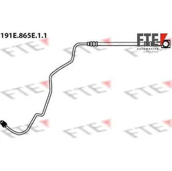 Brzdový systém Brzdová hadice FTE 9240896