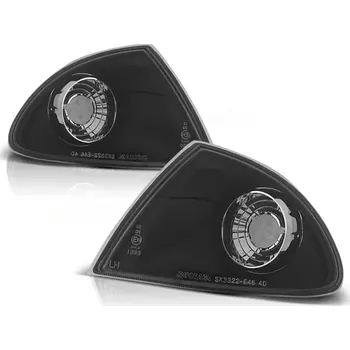 Přední světlomet PŘEDNÍ BLINKRY BMW E46 SEDAN, TOURING, 1998-2001, ČIRÉ, ČERNÉ BLACK (KPBM06)