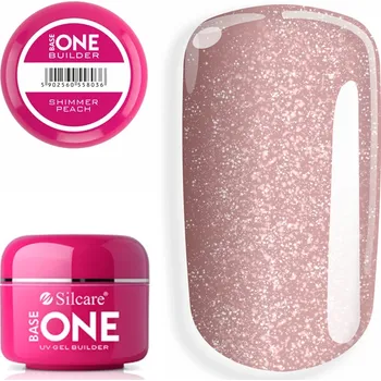 Silcare Gel Base one UV Shimmer Peach 30g