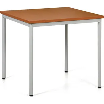 Jídelní stůl Jídelní stůl TRIVIA, 80x80 cm, šedá podnož, třešeň