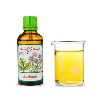 Přírodní produkt Bylinné kapky s.r.o. Koriandr živá kvetoucí nať BIO 50 ml