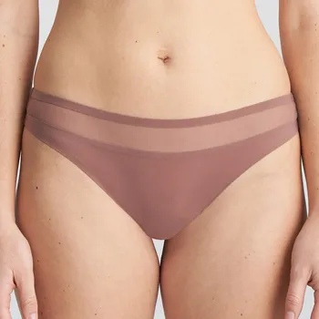 Kalhotky Marie Jo L'Aventure - Louie tanga satin taupe 42 0622090