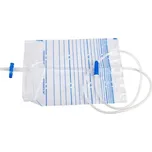 Urinální sáček s dolní křížovou výpustí—2000 ml, délka hadice 120 cm, sterilní, 10ks