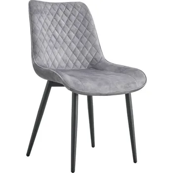 Jídelní židle MOB Jídelní židle Tempo Kondela Zaino Typ 1 J19-UF912-09B (světle šedá + černá)