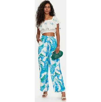 Dámské kalhoty Vero Moda Kalhoty z materiálu Ea 10326475 Modrá Regular Fit XS