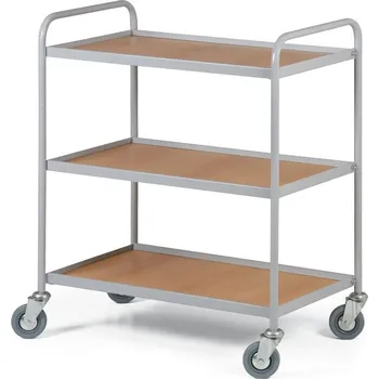 Corping Policový vozík se 3 policemi 750x420 mm, šedý
