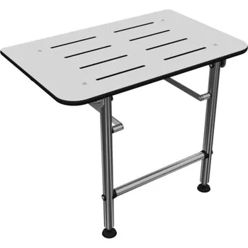 Koupelnové sedátko Sanela SLZM 06N - Nerez/HPL sklopné sedátko do sprchy (49061)