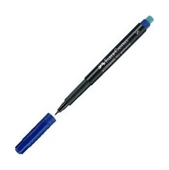 Permanentní popisovač Faber-Castell 1523 S, modrý