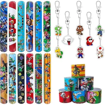 Balónek Sada 20 kusů doplňků na dětské párty Super Mario