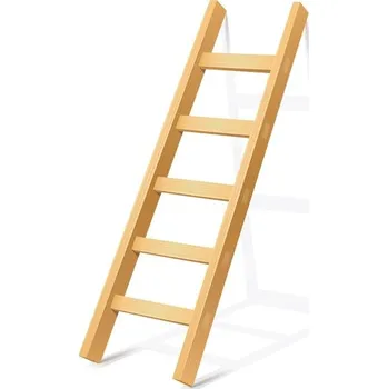 Žebřík Dřevěný jednostranný opěrný žebřík Sadař, 3 m