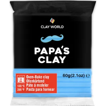 Modelovací hmota Papa's Clay Polymerová hmota 60 g sky blue