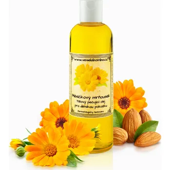 Veselá Bomba Měsíčkový mrňousek - tělový pečující měsíčkový olej varianta: 250 ml