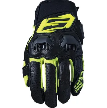 Moto oblečení Rukavice na motorku FIVE SF3 černo-fluo žluté