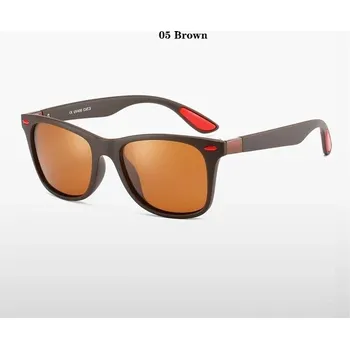 Luxusní polarizační sluneční brýle vintage design UV400 - 05 Hnědá