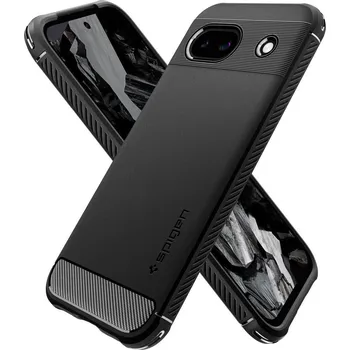 Pouzdro na mobilní telefon Kryt na mobil Spigen Rugged Armor Matte Black Google Pixel 8a