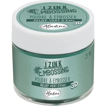 Aladine Embosovací prášek Aladine, 25 ml - vert d'eau, pastelově zelený