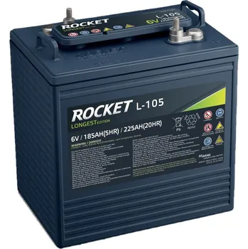 Trakční baterie Rocket L-105 6V 225Ah