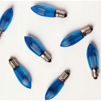 Žárovka LED žárovka Exihand modrá E10 0,20 W průhledná do svícnu